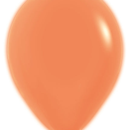 Globos Naranja Neón 30cm 50pcs