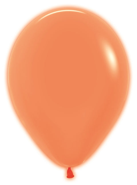 Globos Naranja Neón 30cm 50pcs