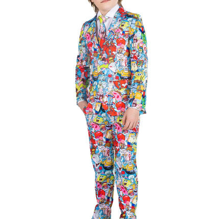 Bob Esponja Frenesí Traje Niño <tc>OppoSuits</tc>