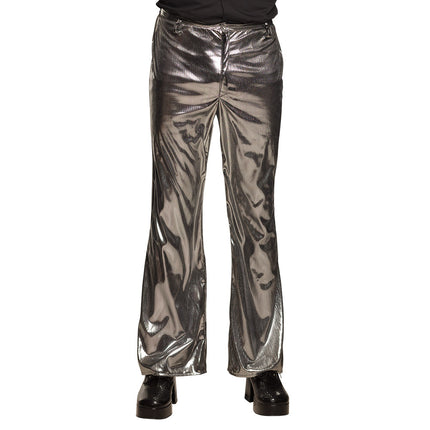 Pantalones Disco Plateados M/L