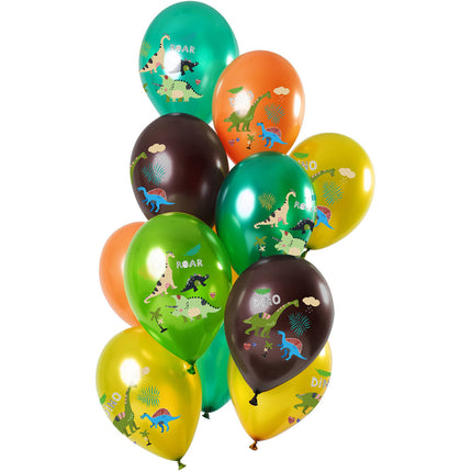 Globos de Dinosaurio 30cm 12pcs