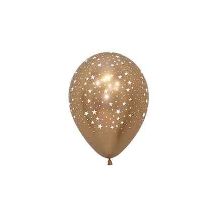 Globos Estrellas Reflex Mix 12cm 50pcs