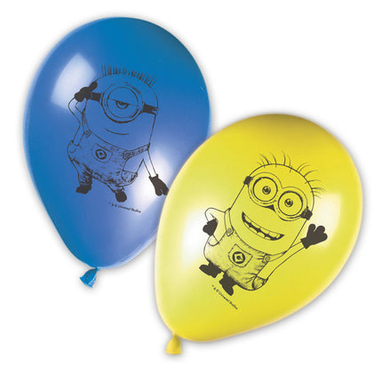 Globos Minions 28cm 8pcs