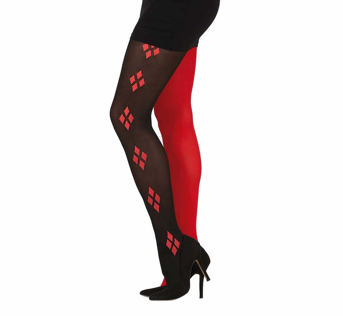 Legging Negro Rojo Harley Quin