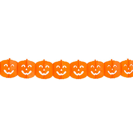 Guirnalda de Halloween Calabaza 4m