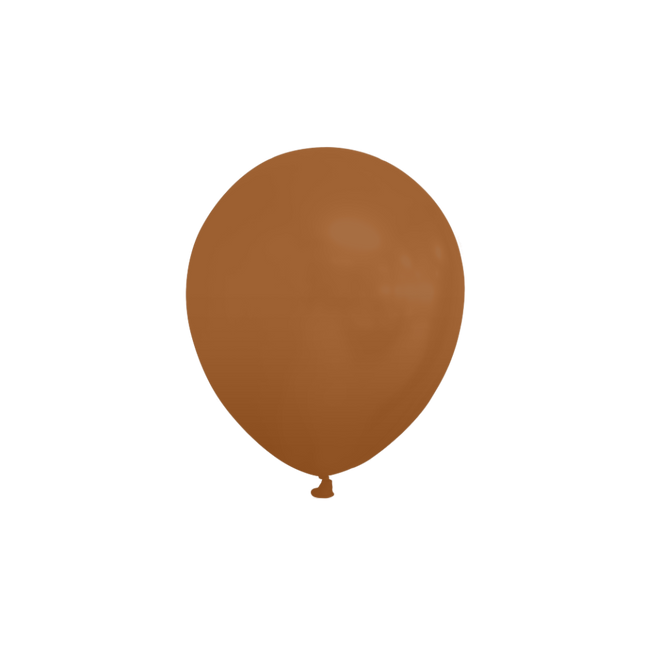 Globos marrones 13cm 100uds