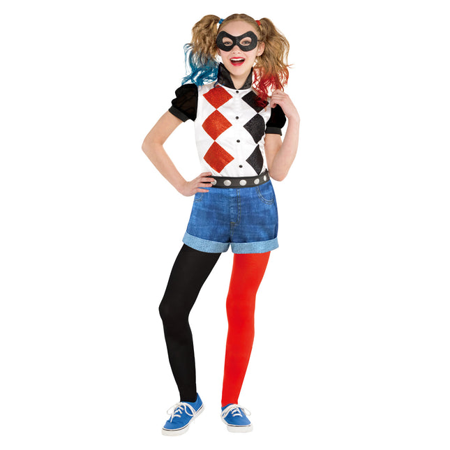 Disfraz de Harley Quinn Deluxe Infantil