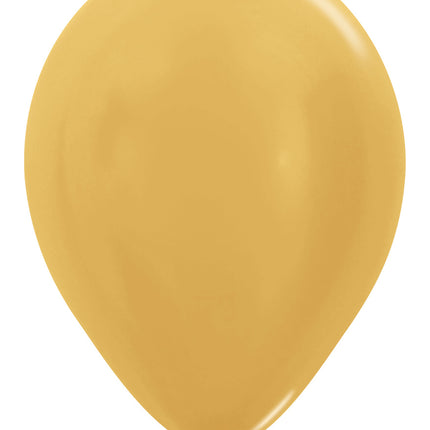 Globos Oro Metálico 30cm 12pcs