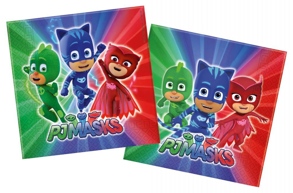 Servilletas Pj Masks 33cm 20pcs