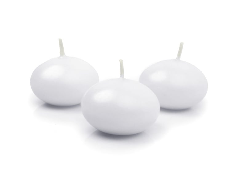 Velas Flotantes Blancas 5cm 10pcs