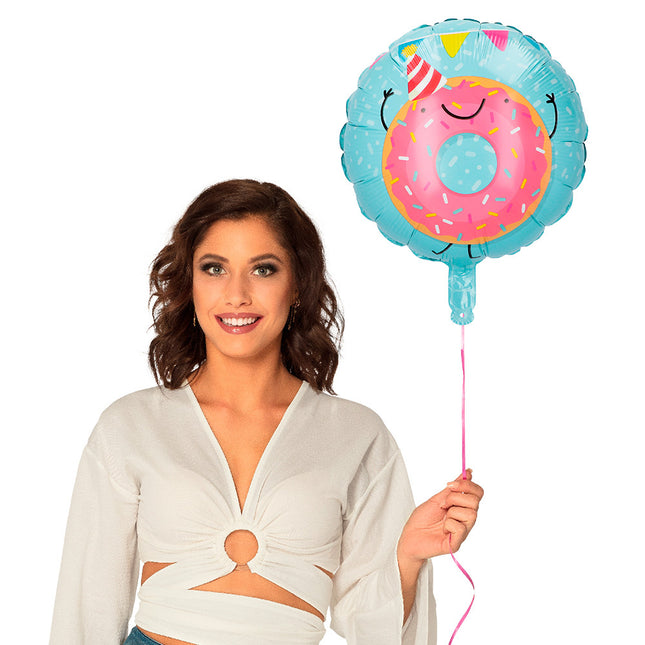 Globo de Helio Donut Doble Cara 45cm