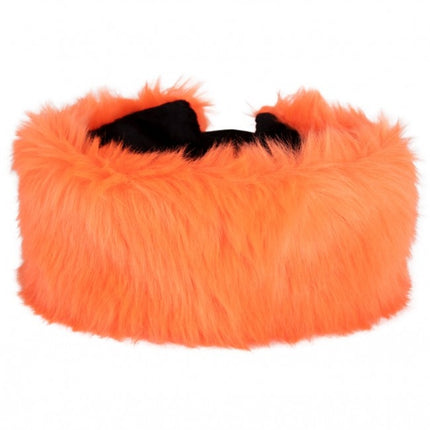 Diadema Peluche Naranja