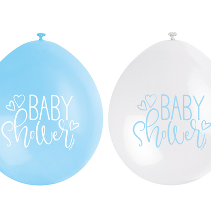 Globos de Nacimiento Baby Shower Azul 25cm 10pcs