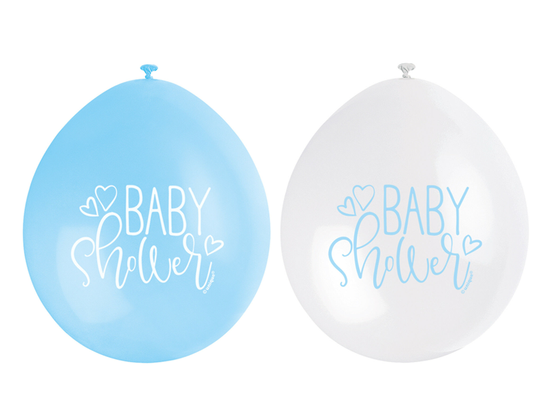 Globos de Nacimiento Baby Shower Azul 25cm 10pcs