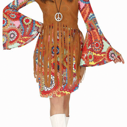 Vestido Hippie 60S Señoras