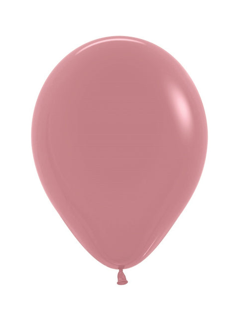 Globos Palo de Rosa 25cm 100uds.