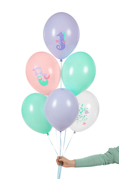 Globos Sirena 30cm 6pcs