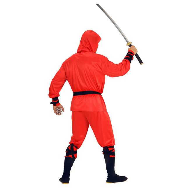 Disfraz de Ninja Rojo Hombre