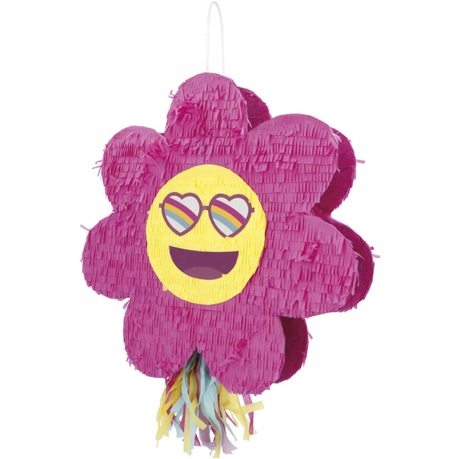 Emoij Piñata Flor Vacía 45cm