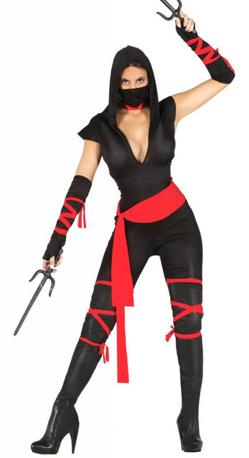 Disfraz de Ninja Negro Mujer