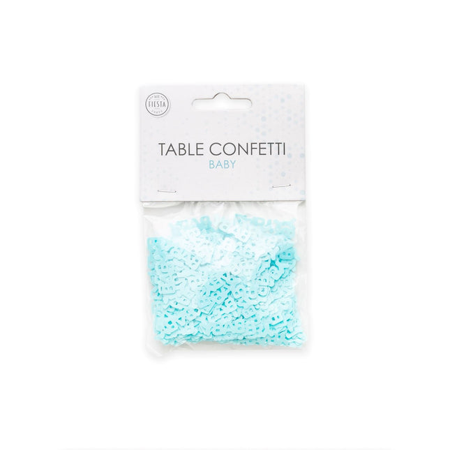 Confeti de mesa Azul bebé