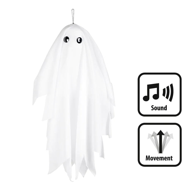 Muñeca de Halloween Fantasma Agitando 48cm