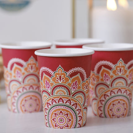 Vasos Diwali 266ml 8uds.