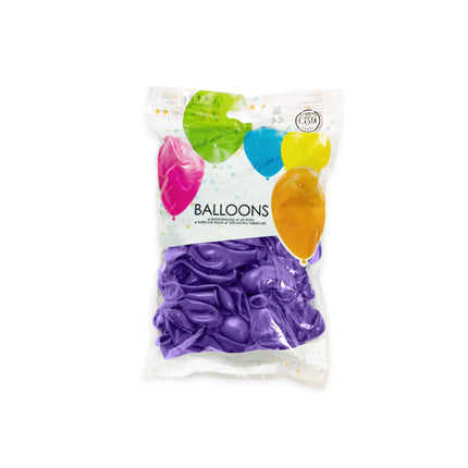 Globos Morados Metálicos 13cm 100pcs