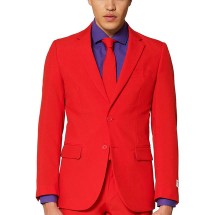 Traje Rojo Hombres <tc>OppoSuits</tc>