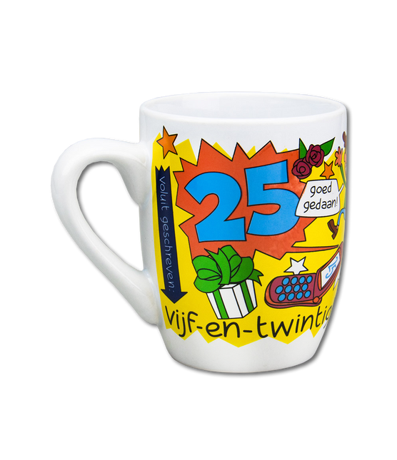 Taza 25 Años 12cm