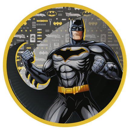 Batman Platos Papel 23cm 8pcs