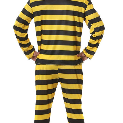 Copsuit Amarillo Negro Hombre