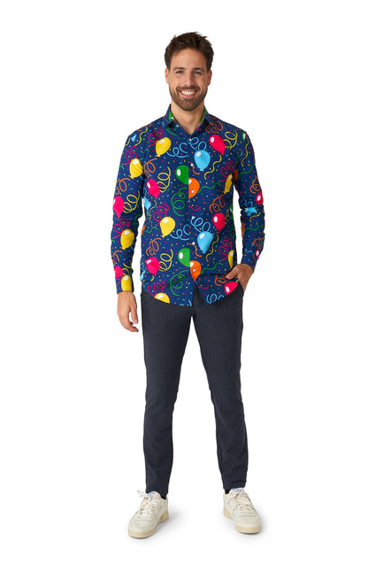 Fiesta Globos Camisa Hombre Suitmeister