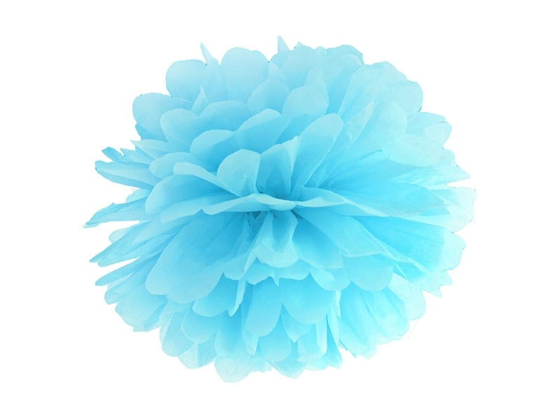 Pompón Azul Cielo 25cm