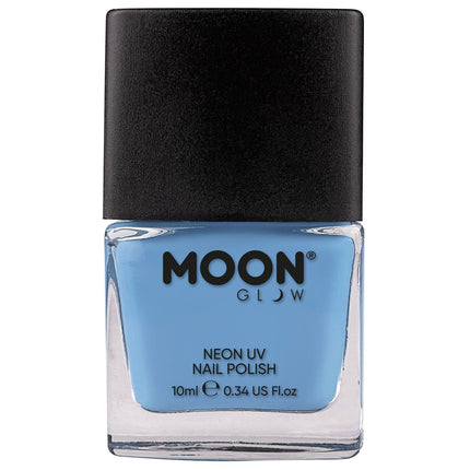 Esmalte de Uñas UV Neón Pastel Moon Glow Azul Pastel 14ml