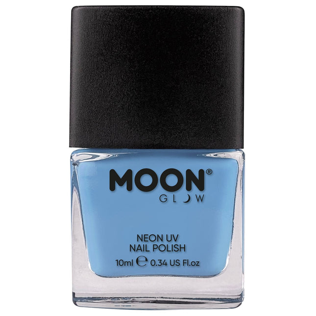 Esmalte de Uñas UV Neón Pastel Moon Glow Azul Pastel 14ml