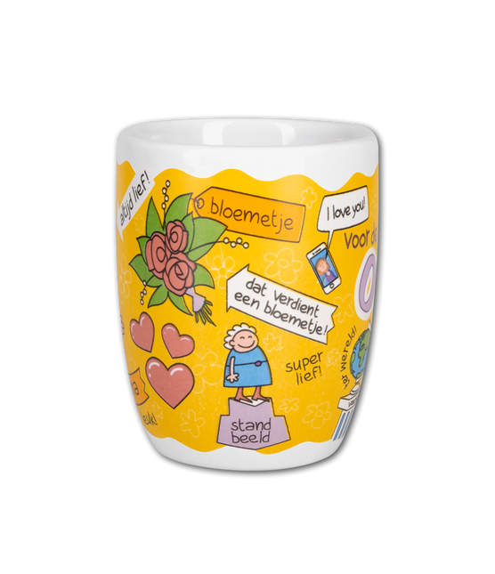 Taza amarilla Abuela