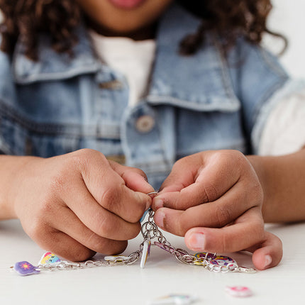 Set para hacer pulseras de unicornio