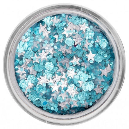 PXP Pressed Chunky Glitters Crema Azul Celestial 10ml