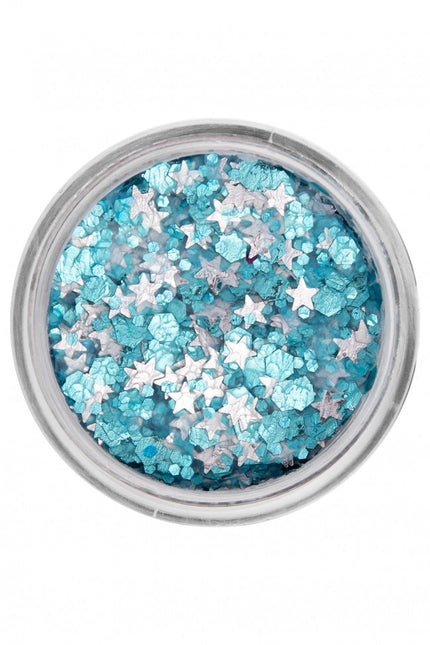 PXP Pressed Chunky Glitters Crema Azul Celestial 10ml