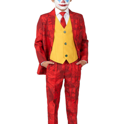 Traje El Joker Niño Escarlata