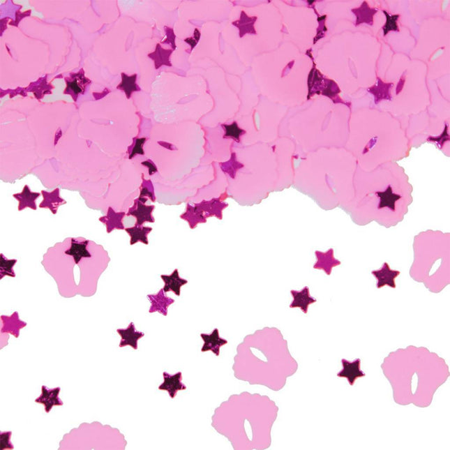 Pies de Confeti de Mesa Rosa 1cm 600pcs