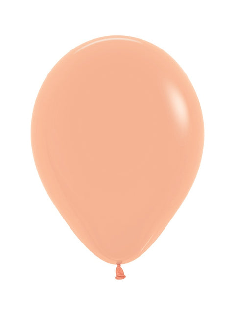 Globos Melocotón Rubor 25cm 100pcs