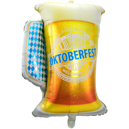 Globo de Helio Oktoberfest Cerveza Pulpa 80cm vacío