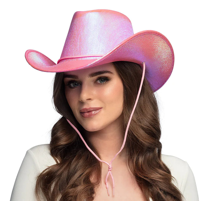 Sombrero Vaquero Perla Rosa