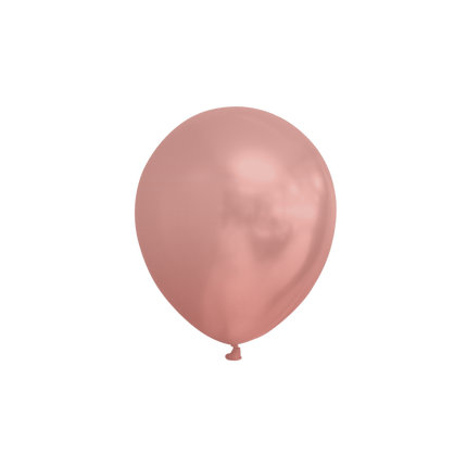 Globos Oro Rosa Metalizados 13cm 100pcs