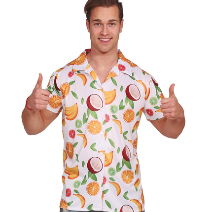 Camisa Hawaii Frutas