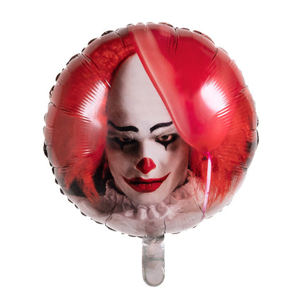 Halloween Globo de Helio Horror Payaso Vacío 45cm