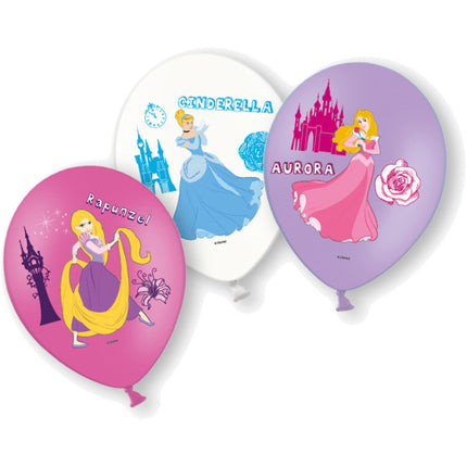 Globos Princesas Disney 28cm 6pcs