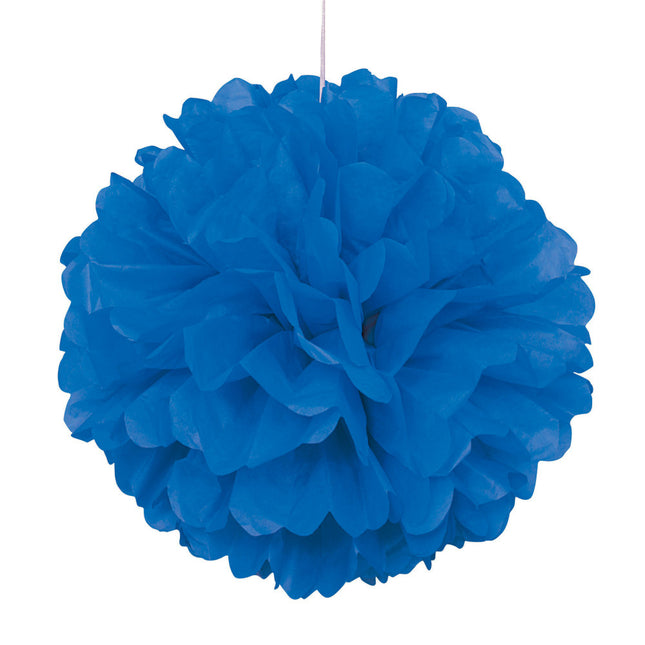 Pompón Azul 40cm